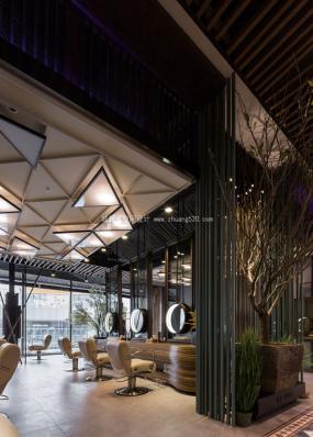 欧式美发店装潢图片