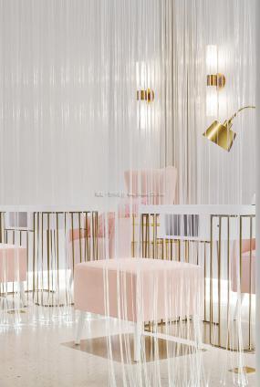 高档欧式美发店装修效果图