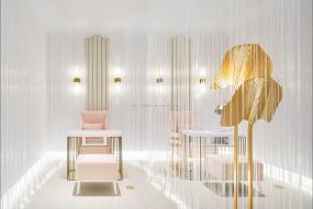 欧式美发店装饰设计效果图片