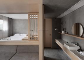 高档上海酒店式公寓装修效果图