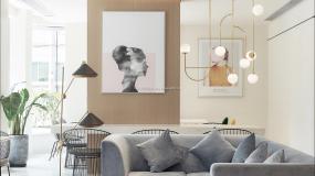 高级酒店装潢效果图