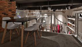 服装设计工作室装饰效果图