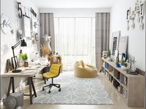 高档服装设计工作室装修效果图