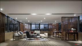 男士养生会所设计装饰效果图