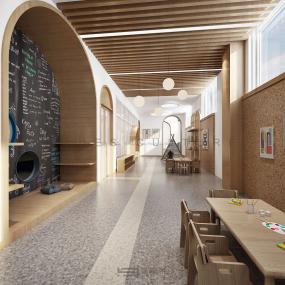 最新实验幼儿园装饰实景图