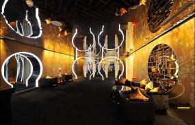 现代茶馆装修实物图片