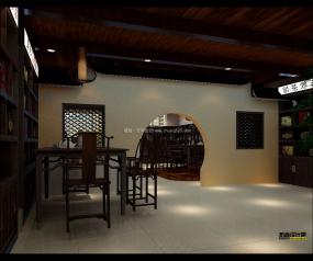 中式茶楼装修实景图片