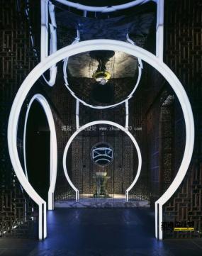 现代茶馆设计装饰图