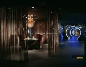 高端现代茶馆装修效果图