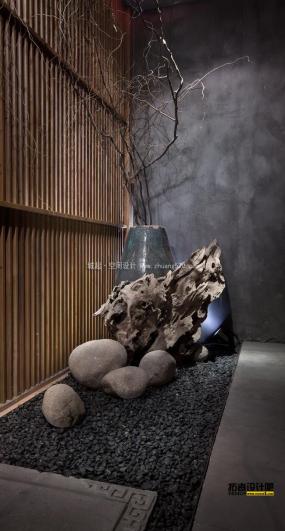 中式茶馆装修高清效果图