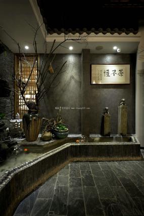 新中式茶楼设计装饰图片