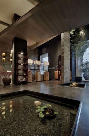 上海茶楼装潢效果图片