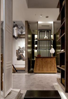 新中式茶楼设计装修效果图片