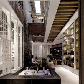 高端新中式茶楼装修图片