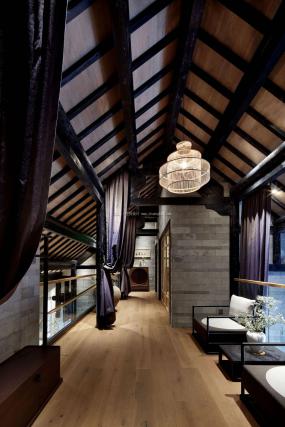 上海茶楼装修装潢效果图