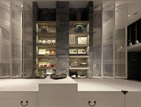 新中式茶楼装饰效果图