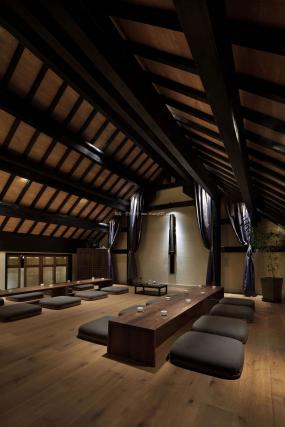 上海茶楼装修实物图片