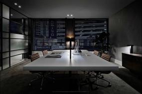 高档极简办公室装修效果图