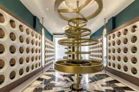 眼镜店装潢设计效果图片