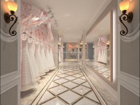 高档婚纱店装修效果图