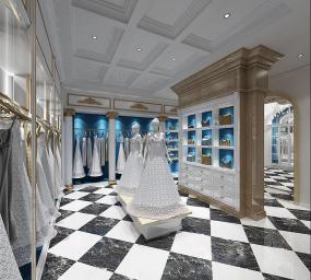 婚纱店装修设计效果图片