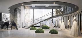 婚纱店装饰效果图片