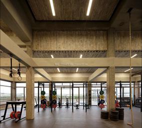 健身房装饰效果图片