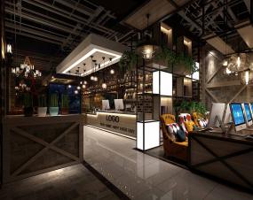高档网咖装修效果图