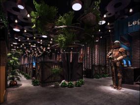 网咖装饰设计效果图片