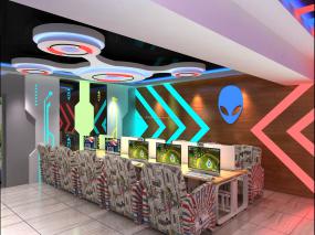 网咖装修效果图片