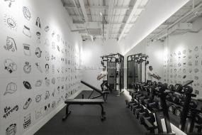 高档健身房装修图片