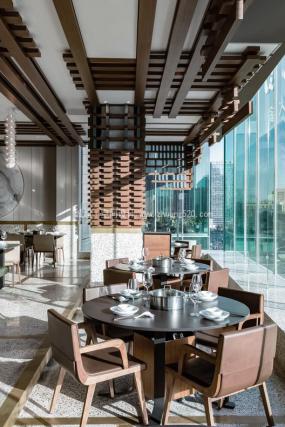 最新火锅店设计装饰效果图片