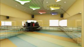 高端培训学校装修效果图