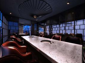 烤肉店装饰设计效果图