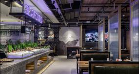 自助餐厅装修效果图片