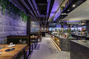 最新自助餐厅装饰实景图