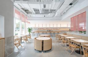 高档茶餐厅装修图片