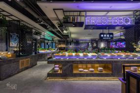 自助餐厅装饰效果图