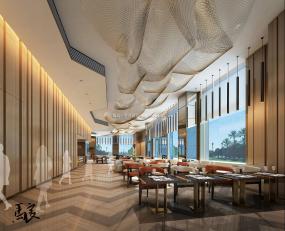 高档自助餐厅装修效果图
