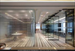 高端传统办公室装修效果图