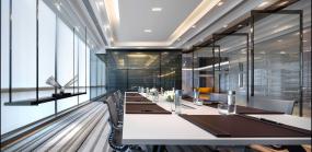 传统办公室装潢设计效果图片