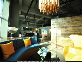 高档国际化办公室装修效果图