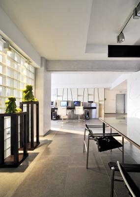 个性化风格办公室装修实物图片