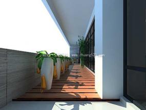 个性化风格办公室装潢效果图