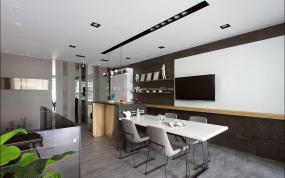 黑白风格办公室设计装饰图片