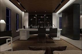 黑白风格办公室装修实物图片