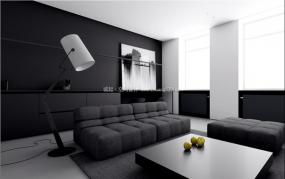 最新黑白风格办公室设计装修图