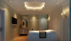 足浴店装潢效果图片