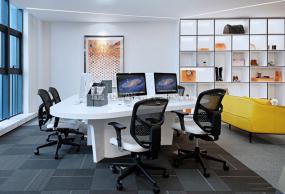 简约风格40平米办公室装饰设计效果图片