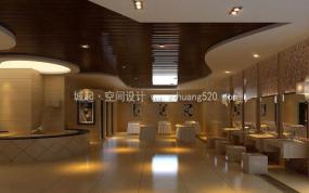 主题足浴店装修办公室装修设计效果图